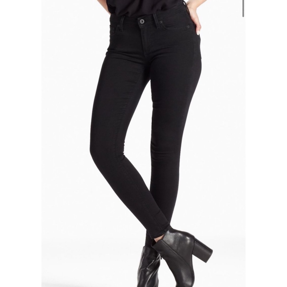 Lucky Brand Sasha Super Skinny Black Jeans